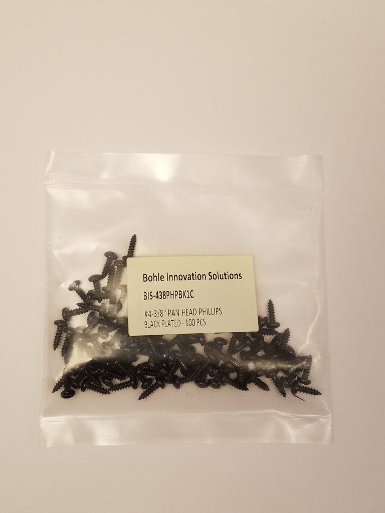 ADS 1” Inch Ridged BLK Turnbutton - 100 4-3/8” Black Screws - 100 Pack - ART DISPLAY SYSTEMS