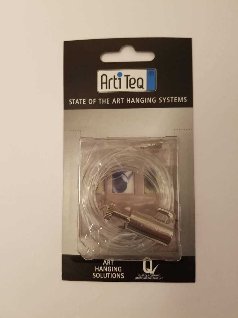 ADS Arti Picture Hanging 15 kg (32 lb) Hook and Nylon (Perlon) Cable Kit