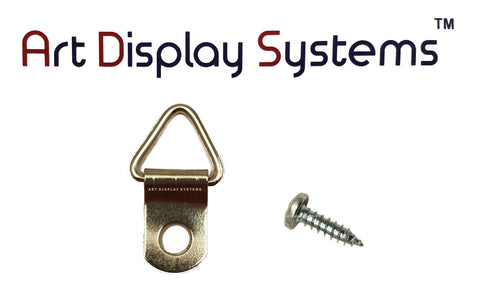 ADS 100 Heavy Duty D-Ring Picture Hangers with Screws