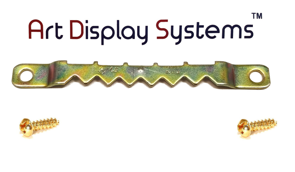 AMS Large BP Sawtooth Hanger – 100 6 1/2 RH Screws – 50 Pack by Art Display Systems