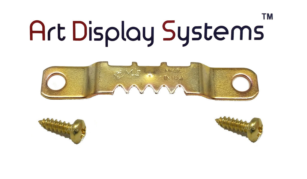 AMS Small BP Sawtooth Hanger – 100 4 3/8 RH Screws– 100 Pack by Art Display Systems