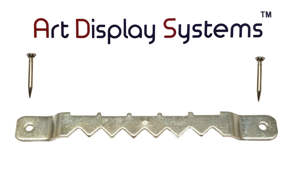 AMS Large ZP Sawtooth Hanger with 1/2 Inch Nails – 100 Pack by Art Display Systems