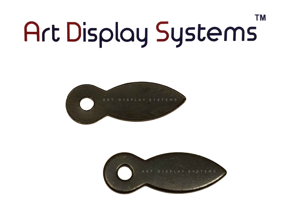 ADS 1 Inch Flat BLK Turnbutton - No Screws- 100 Pack