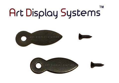 ADS 1” Inch Ridged BLK Turnbutton - No Screws - 100 Pack