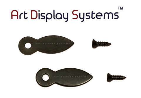 ADS 1” Inch Ridged BLK Turnbutton - No Screws - 100 Pack