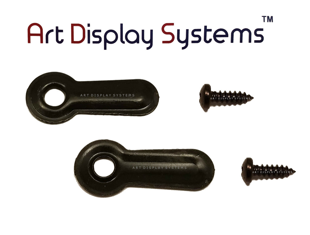 ADS 1” Inch Ridged BLK Turnbutton - 100 4-3/8” Black Screws - 100 Pack