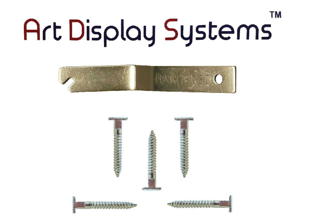ADS T-Screw / T-Head Security Screw for T-Lock Picture Security Hardware - 25 Pack with Free Wrench