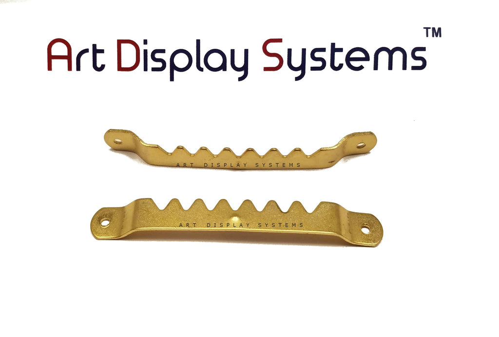 Art Display Systems Large BP Sawtooth Hanger – No Nails – Pro Quality – 100 Pack
