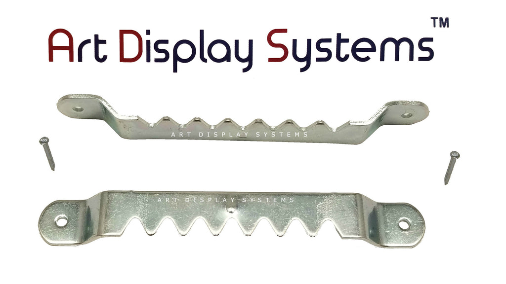 ADS Large ZP Sawtooth Hanger with Nails – Pro Quality -100 Pack - ART DISPLAY SYSTEMS