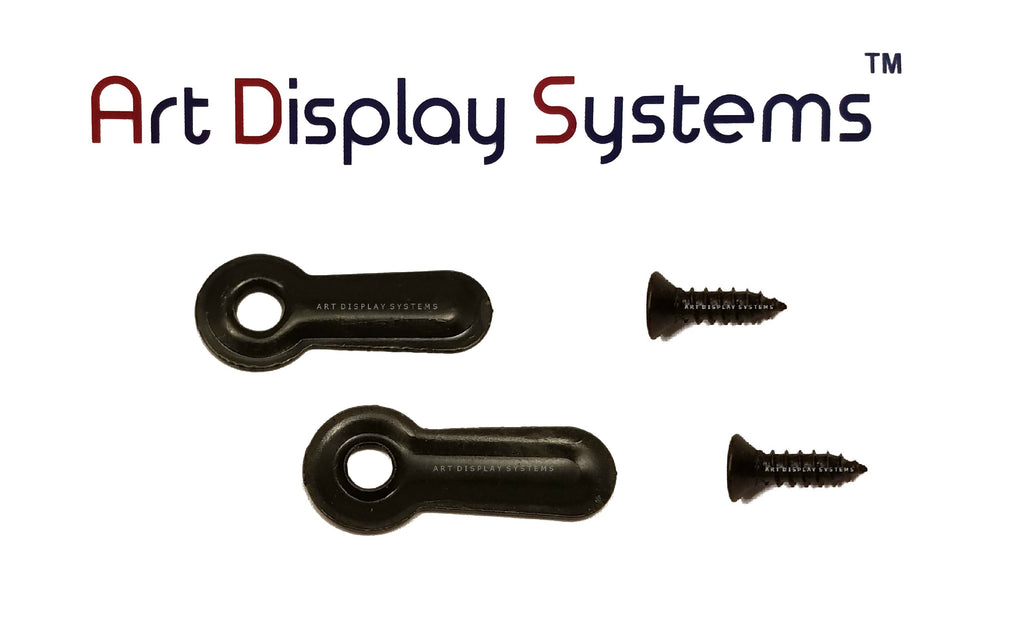 ADS 3/4” Inch Ridged BLK Turnbutton - 100 4-1/2” Black Screws - 100 Pack