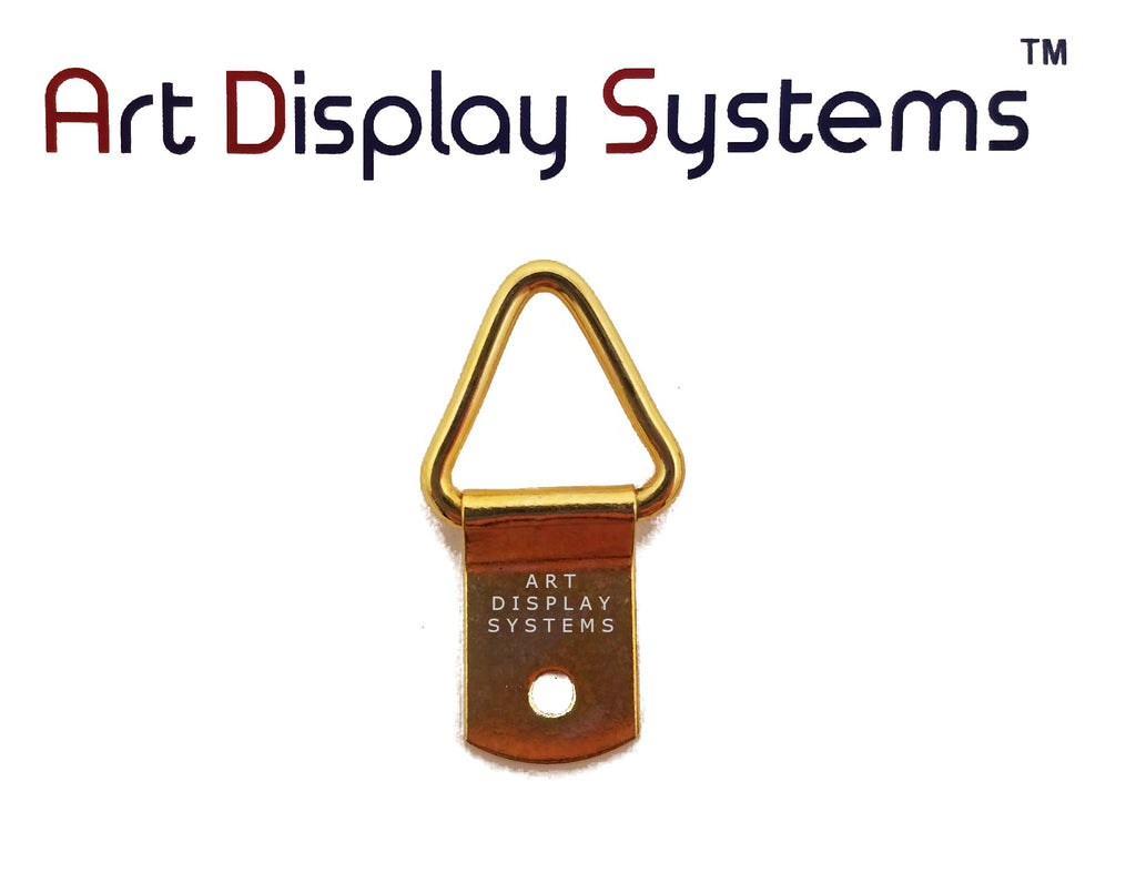 ADS 1 Hole Triangle BP D-Ring Hanger No Nails - Pro Quality - 100 Pack