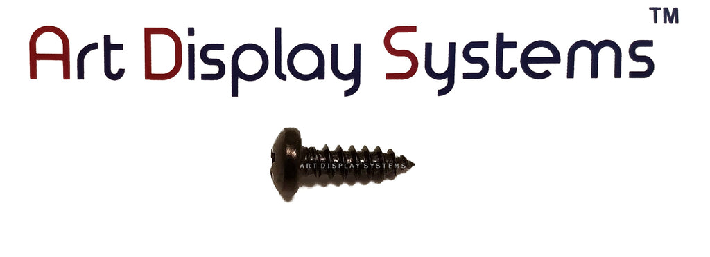ADS #4-3/8" Black Plated Screws - ART DISPLAY SYSTEMS