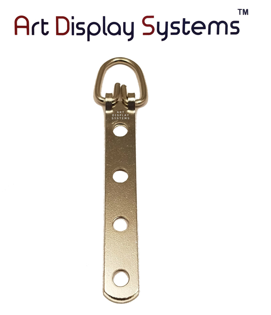 ADS 4 Hole Heavy Duty ZP D-Ring Hanger – No Screws – Pro Quality – 25 Pack