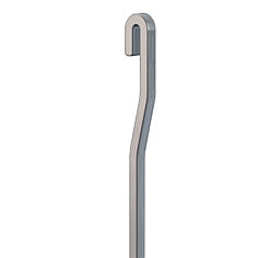 ADS Arti Gallery 6 ½ ft Long 4mm x 4mm Silver French Hanging Rods – 5 Rod Kit
