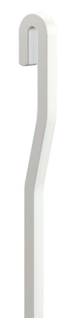 ADS Arti Gallery 6 ½ ft Long 4mm x 4mm White French Hanging Rods – 5 Rod Kit