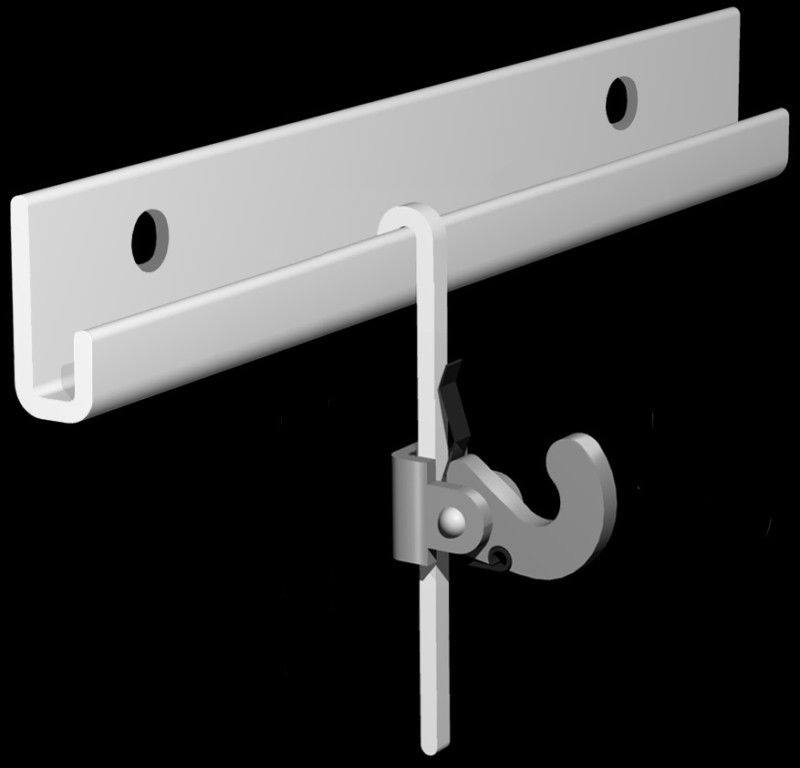 ADS Arti Gallery 6 ½ ft Long 4mm x 4mm White French Hanging Rods – 5 Rod Kit - ART DISPLAY SYSTEMS