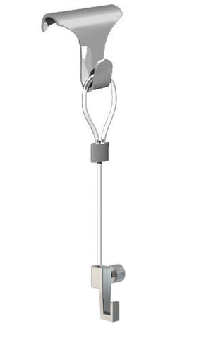 ADS Arti Large Side-Loaded Adjustable Picture Hanger Hooks, 4 Picture Hook Pack