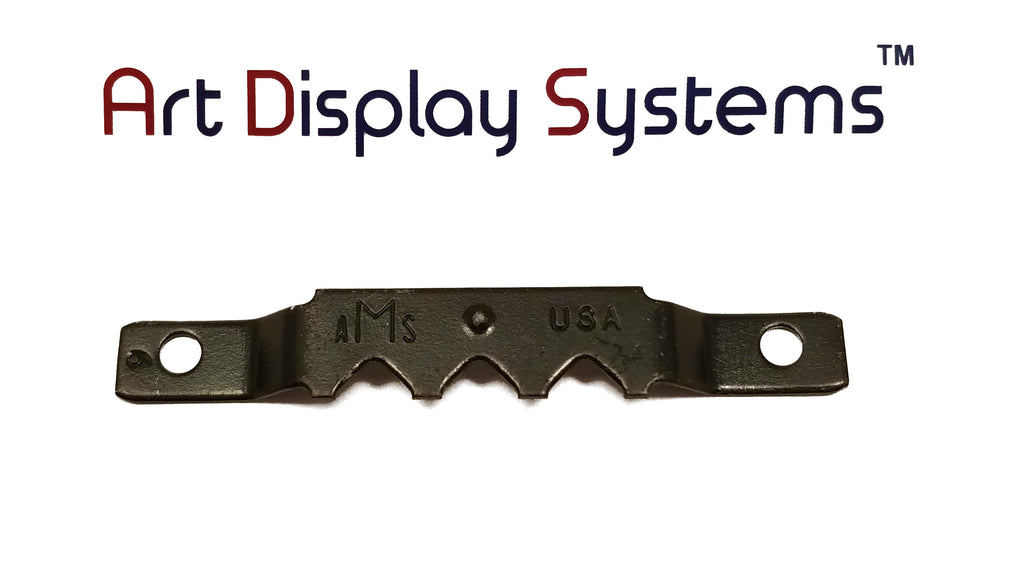 AMS Small Sawtooth Hanger – No Nails – Black – 100 Pack by Art Display Systems