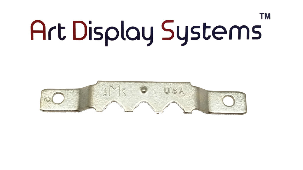 AMS Small Sawtooth Hanger – No Nails – Zinc – 100 Pack by Art Display Systems
