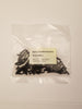ADS 5/8” Inch Flat BLK Turnbutton - 100 4-1/2” Black Screws - 100 Pack - ART DISPLAY SYSTEMS