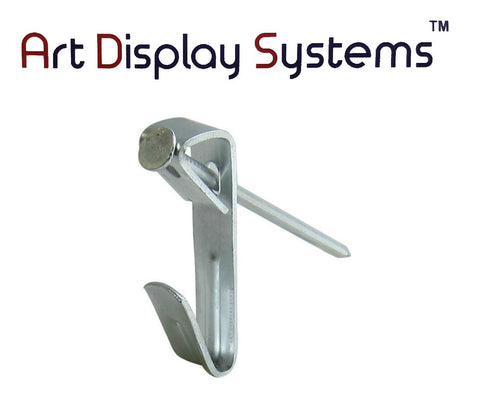 AMS 1 Hole Narrow BP D-Ring Hanger with 6 1/2 Screws – Pro Quality – 100 Pack by Art Display Systems