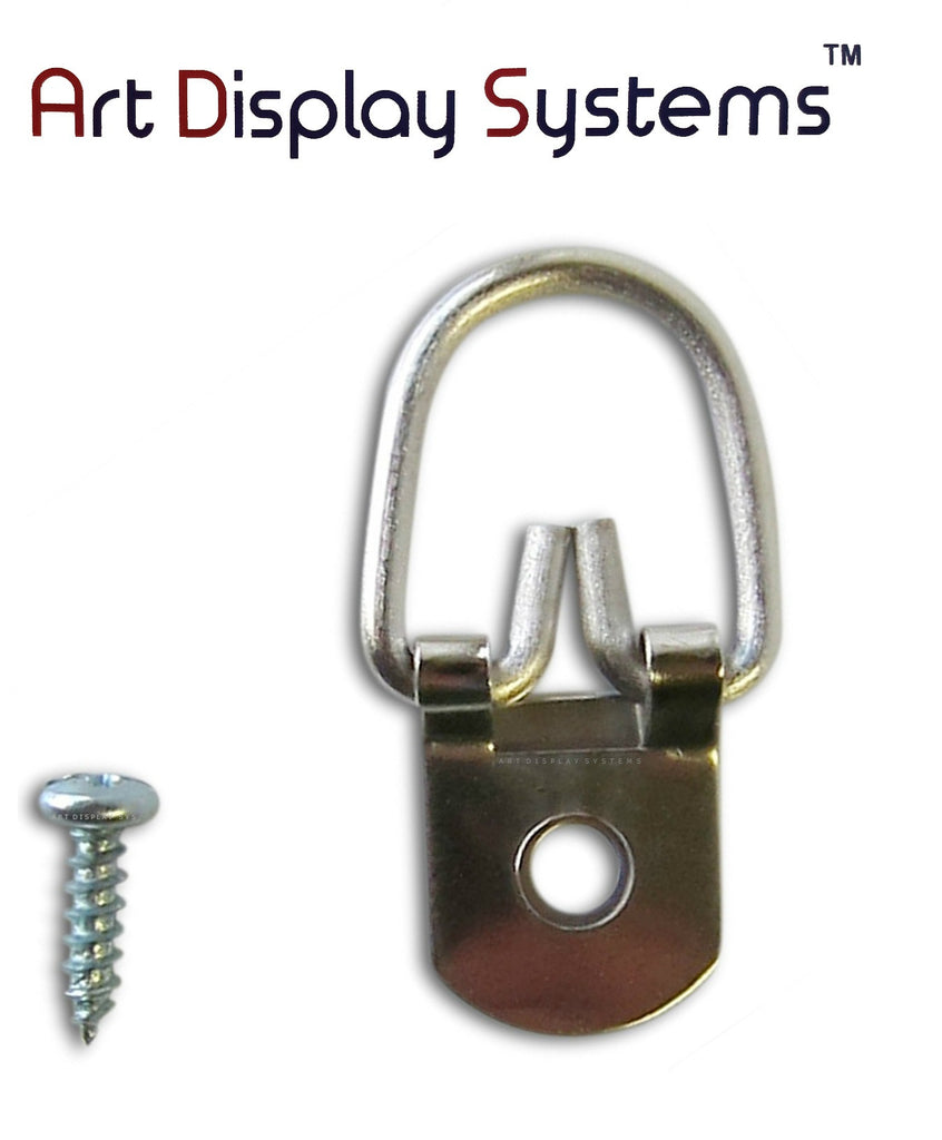ADS 100 Heavy Duty D-Ring Picture Hangers with Screws - ART DISPLAY SYSTEMS