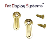 ADS 1” Inch Ridged BP Turnbutton - 100 4-3/8” BP Screws - 100 Pack - ART DISPLAY SYSTEMS