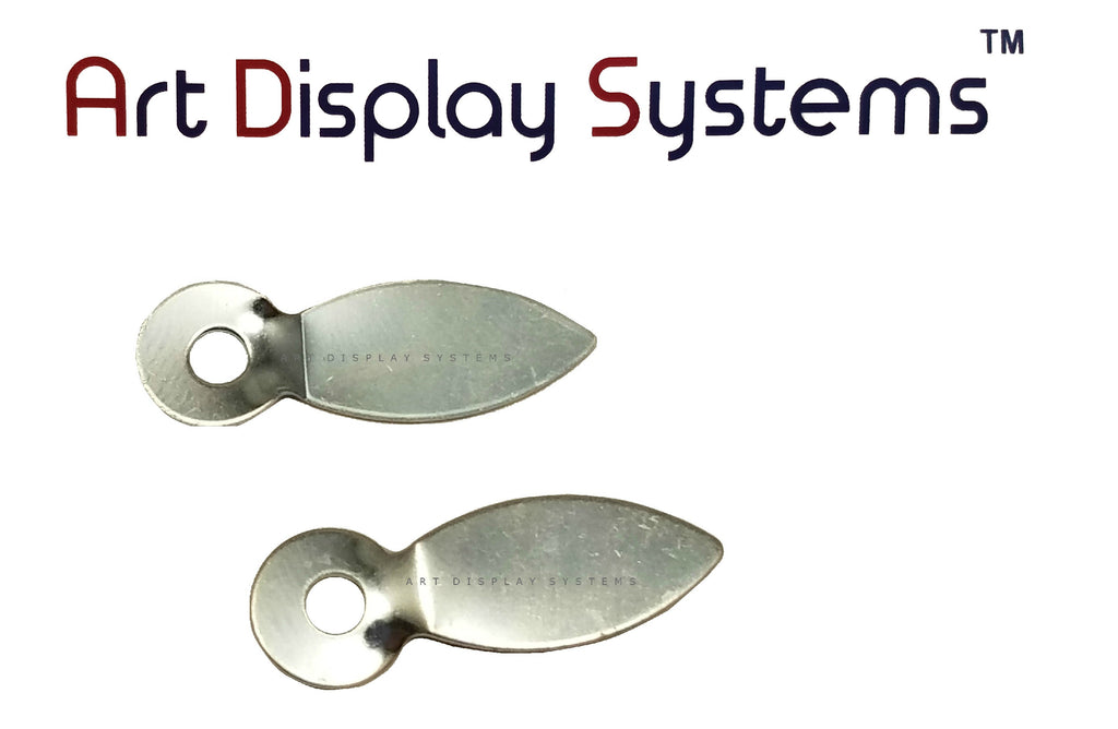 ADS 1 Inch Bent Collar ZP Turnbutton - No Screws - 100 Pack - ART DISPLAY SYSTEMS
