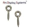 ADS 210 LS ZP Screw Eye - 200 Pack - ART DISPLAY SYSTEMS