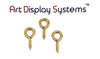 ADS 216-1/2 BP Screw Eye - 50 Pack - ART DISPLAY SYSTEMS