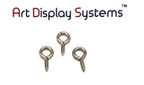 ADS 216-1/2 ZP Screw Eye - 200 Pack - ART DISPLAY SYSTEMS