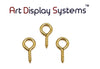 ADS 217-1/2 BP Screw Eye - 50 Pack - ART DISPLAY SYSTEMS