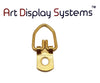 Art Display Systems 1 Hole Narrow BP D-Ring Hanger– No Screws – Pro Quality – 100 Pack - ART DISPLAY SYSTEMS