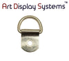 ADS 1 Hole Heavy-Duty ZP D-Ring Hanger – No Screws – Pro Quality – 100 Pack - ART DISPLAY SYSTEMS