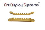 Art Display Systems Large BP Sawtooth Hanger – No Nails – Pro Quality – 100 Pack - ART DISPLAY SYSTEMS