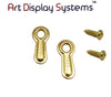 ADS 3/4” Inch Ridged BP Turnbutton- 100 4-3/8” BP Screws - 100 Pack - ART DISPLAY SYSTEMS