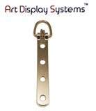 ADS 4 Hole Heavy Duty ZP D-Ring Hanger – No Screws – Pro Quality – 25 Pack - ART DISPLAY SYSTEMS