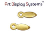ADS 5/8” Inch Flat BP Turnbutton - No Screws- 100 Pack - ART DISPLAY SYSTEMS