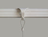 ADS Molding Picture Frame Hook White Large 1 5/8