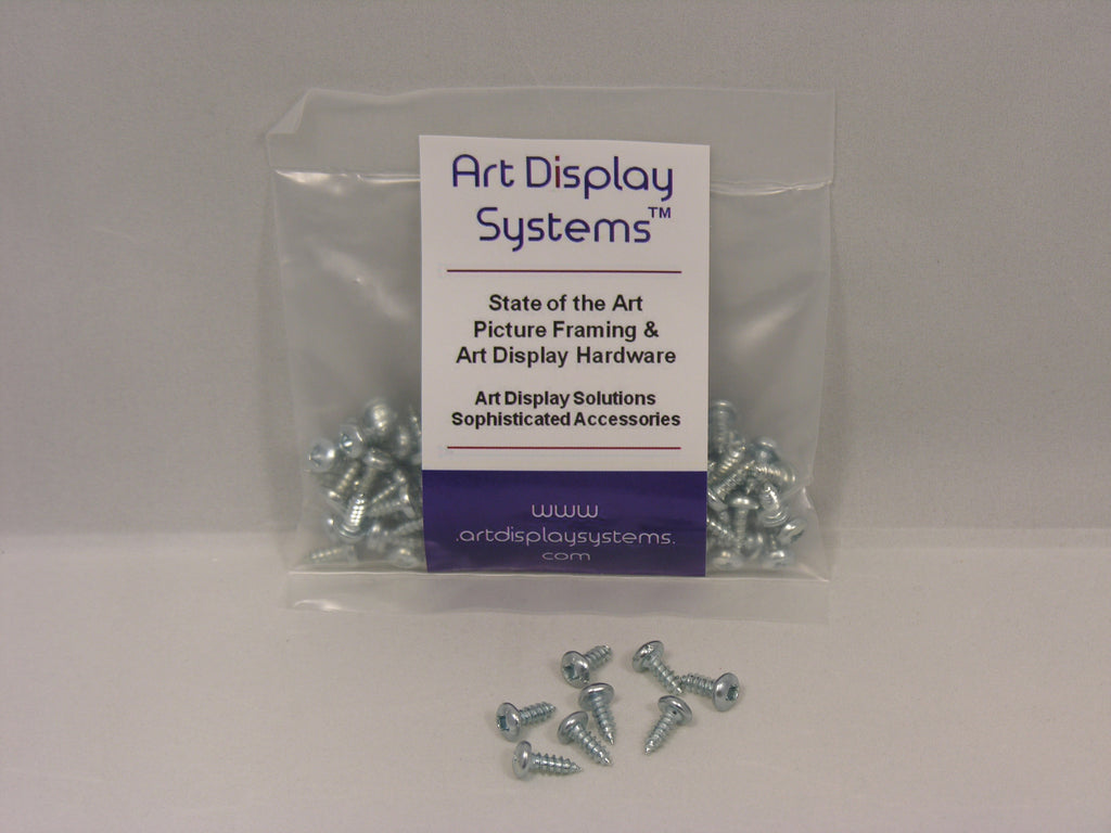 ADS #6-3/8" Zinc Plated Screws - ART DISPLAY SYSTEMS