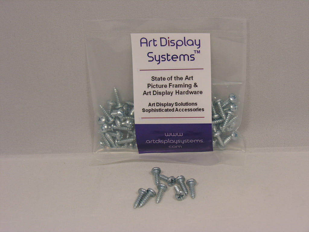 Triangle D-Ring Strap Hangers with #6-1/2" Screws - ART DISPLAY SYSTEMS