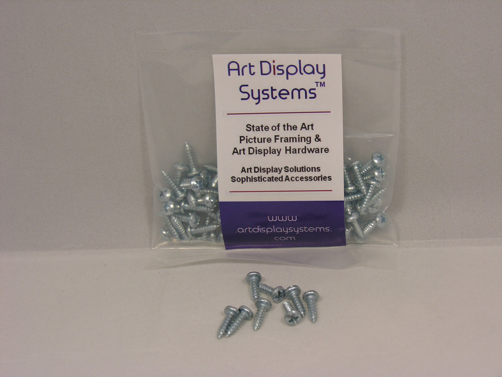 Heavy Duty D-Ring Picture Hangers with #6-1/2" Screws - ART DISPLAY SYSTEMS