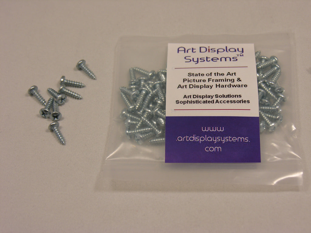 ADS #6-1/2" Zinc Plated Screws - ART DISPLAY SYSTEMS