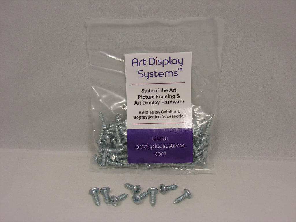 Heavy Duty D-Ring Picture Hangers with #8-1/2" Screws - ART DISPLAY SYSTEMS