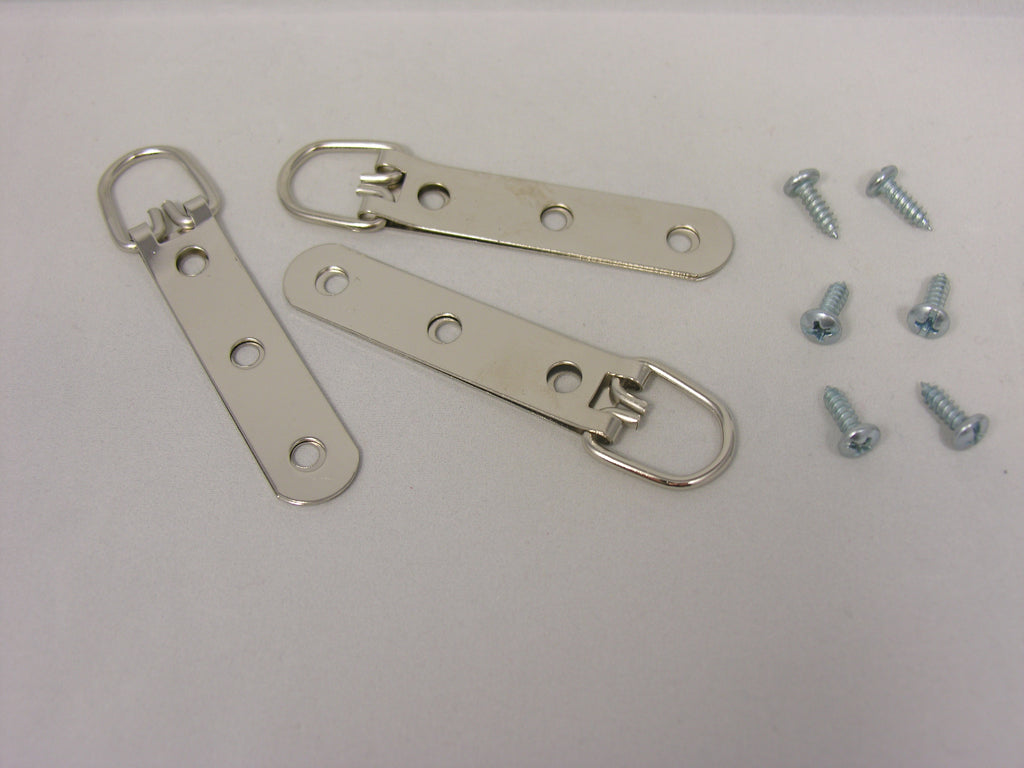 3-Hole Heavy Duty Large D-Ring Hanger with #8-1/2" Screws - ART DISPLAY SYSTEMS