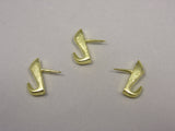 Brass Plated 10 LB Push Pin Hangers - ART DISPLAY SYSTEMS