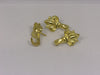 Brass Plated Fleur Push Pin Hangers - ART DISPLAY SYSTEMS