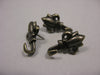Antique Brass Plated Fleur Push Pin Hangers - ART DISPLAY SYSTEMS