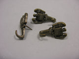 Antique Brass Plated Imperial Push Pin Hangers - ART DISPLAY SYSTEMS